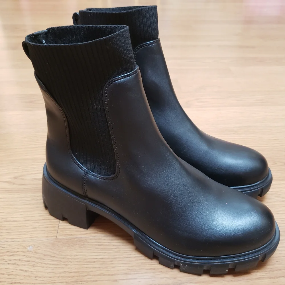 Steve Madden Hayle Lug Platform Ankle Boots
